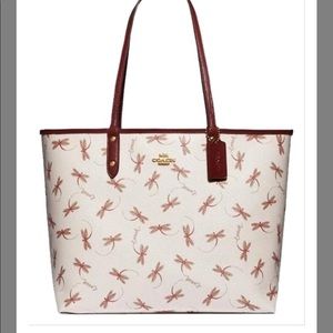 Coach Dragonfly reservable tote bag